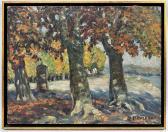 POMERAT Georges 1870-1948,Paysage arboré,AUCTIE'S FR 2023-12-21