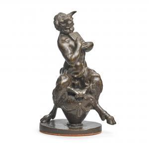POMEROY Frederick William 1856-1924,Satyr seated on a Vase,19th century,Sotheby's GB 2021-02-02