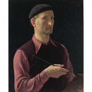 POMORISAC Vasa 1893,a selfportrait; together with a work by ludwig fin,1939,Sotheby's GB 2005-03-22