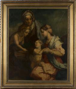 POMPIGNOLI Luigi 1814-1883,The Medici Holy Family,Tooveys Auction GB 2018-11-28