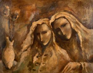 PONCE DE LEON Fidelio 1895-1949,Madre e hija,1940,Sotheby's GB 2024-03-05