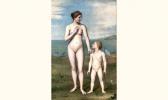PONCET Jean Baptiste 1827-1901,vénus et l'amour,1898,Mercier & Cie FR 2004-05-16