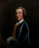 POND Arthur 1701-1758,Portrait of a gentleman wearing a blue coat and ye,Woolley & Wallis 2021-08-11