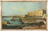 PONGA Giuseppe 1856-1925,Venezia, veduta dal bacino di san Marco con palazz,Meeting Art 2022-11-12