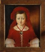 PONSINET 1800-1800,Portrait de jeune femme.,1857,Ader FR 2010-12-07