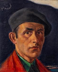 PONSIOEN Johan 1900-1969,A self-portrait of the artist,1947,Venduehuis NL 2022-11-17