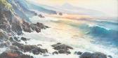 PONSJOAN DELOS FERRAN 1916-1993,Rocky coast at sunrise,Hargesheimer Kunstauktionen DE 2020-09-12