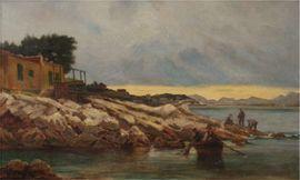 PONSON Raphael Luc 1835-1904,Partie de pêche,Etienne de Baecque FR 2021-10-14