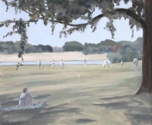 PONSONBY Caroline 1953,Cricket at Holkham, Norfolk,20th century,Sworders GB 2020-12-08