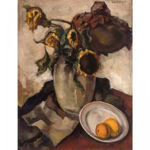 PONSTIJN Jan 1883-1970,a still life with sunflowers in a vase,Sotheby's GB 2006-09-06