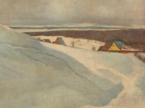 PONTINI Friedrich 1874-1912,Winter Landscape,Auctionata DE 2015-05-19