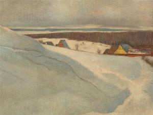 PONTINI Friedrich 1874-1912,Winter Landscape,1905,Auctionata DE 2016-08-26