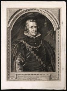 PONTIUS Paulus 1603-1658,Philippe IV, roi d'Espagne,1632,Morel de Westgaver BE 2021-04-10