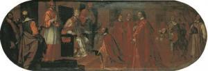 PONZONE Matteo 1580-1664,Udienza pontificia a un ambasciatore veneziano,Christie's GB 2003-06-18