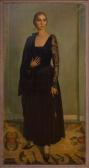 POOLE Abram 1882-1920,VALENTINA SANINA (MRS. GEORGE SCHLEE),1926,Stair Galleries US 2017-10-28
