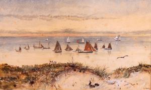 POOLE Christopher 1882,Gaffers sailing off the coast,Bellmans Fine Art Auctioneers GB 2018-02-14