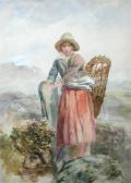 POOLE Paul Falconer 1807-1879,A peasant girl collecting kindling,Cheffins GB 2014-03-05
