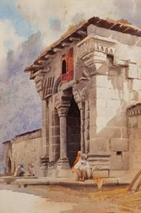 POOLE William 1854,BHAMIAR EMPLE GATE, KASHMIR,McTear's GB 2012-07-10