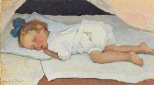POOR Henry Varnum 1888-1970,Sleeping baby,1914,Bonhams GB 2022-10-03