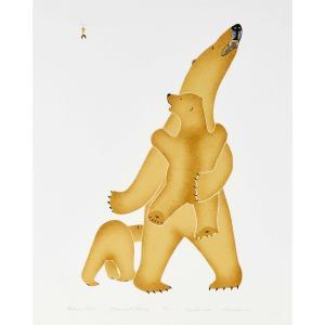 POOTOOGOOK Kananginak 1935-2010,RESTLESS CUBS,2008,Waddington's CA 2023-11-30