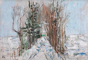 Popa Eugen 1919-1996,Winter Landscape,1980,Artmark RO 2023-02-20