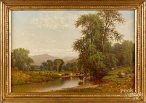 POPE John 1821-1880,New England landscape,Pook & Pook US 2020-01-17