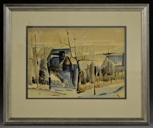 POPE RONALD 1920-1997,View From Blue Orchard,1963,Bamfords Auctioneers and Valuers GB 2017-03-15