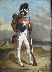 POPELIN DUCARRÉ Claudius Marcel,Grenadier der Kaiserlichen Napoleonischen Garde,Zeller 2022-07-13