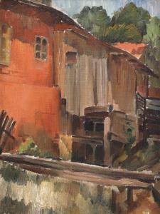 Popescu Gheorghe 1903-1975,Village Mill,Artmark RO 2023-07-12