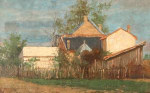 POPLAVSKI Ludwig L 1852-1885,The Farmyard,Trinity Fine Arts, LLC US 2009-05-30
