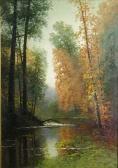 POPOFF Alexander Nicholaye. 1959-2011,A river landscape in autumn,Bonhams GB 2008-01-13