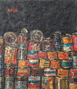 popov alexandre,Empilent de canettes en métal,1990,Lombrail - Teucquam FR 2020-05-16