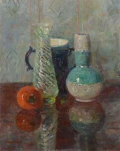 POPOVA Zoya Guryevna 1915,Still life with vases,1996,Gilding's GB 2022-03-01