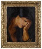 POPOVICH D 1900-1900,Penitent Magdalene,Brunk Auctions US 2021-07-09