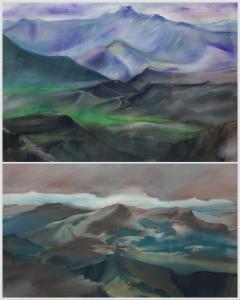 POPPLEWELL Martin,'Snowdonia I' and Lake District Landscape,Duggleby Stephenson (of York) 2024-02-02