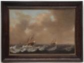 PORCELLIS Jan 1584-1632,Seascape with masted vessels,Keys GB 2017-03-23