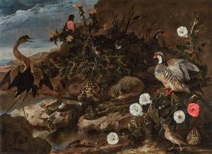 PORPORA Paolo 1617-1673,Birds, hedgehogs, a tortoise ecc.,Sotheby's GB 2023-12-06