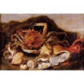 PORPORA Paolo 1617-1673,still life of a crab, shells and coral in a landsc,Sotheby's GB 2004-01-22