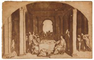 PORTA IL SALVIATI Giuseppe 1520-1580,Convivio,Cambi IT 2017-05-17