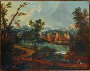 PORTA Tommaso 1686-1766,Castelvecchio with Ponte Scaligero, Verona,Palais Dorotheum AT 2022-05-12
