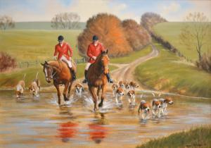 PORTEOUS Brian,Huntsman and Hounds,1991,Gilding's GB 2020-02-18