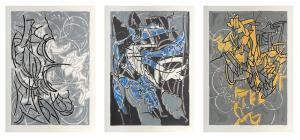 PORTER Bruce 1948,Bayard Series #3, 6, and 9,1999,Ro Gallery US 2022-05-26