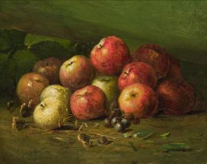 PORTER Charles Ethan 1847-1923,Still Life with Apples and Grapes,Shannon's US 2022-04-28