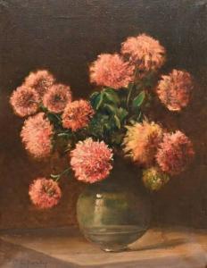 PORTER Charles Ethan 1847-1923,still life with chrysanthemums,Nadeau US 2022-01-01