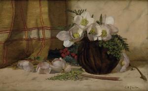 PORTER Charles Ethan 1847-1923,Still Life with Roses.,Swann Galleries US 2014-02-13