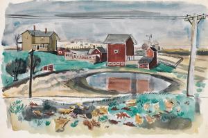 PORTER Fairfield 1907-1975,Houses Along the Coast,Swann Galleries US 2016-06-09