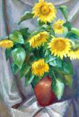 PORTER Frederick J. 1883-1944,Sunflowers,Shapes Auctioneers & Valuers GB 2007-06-02