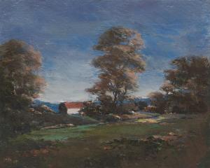 PORTER James w 1868-1948,Wooded landscape with house,1941,Aspire Auction US 2016-04-07