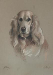 PORTER Margerie,Dog portraits of 'Sari' and 'Nellie',1952,Gorringes GB 2009-10-21