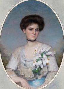 PORTER Maude 1888-1908,Portrait of Hilda Chichester,1902,Woolley & Wallis GB 2013-06-05